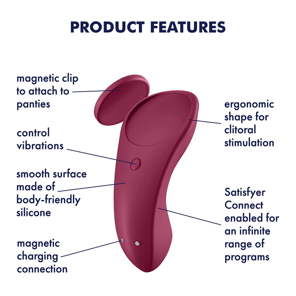 Satisfyer Sexy Secret app-controlled panty vibe | Little Desires