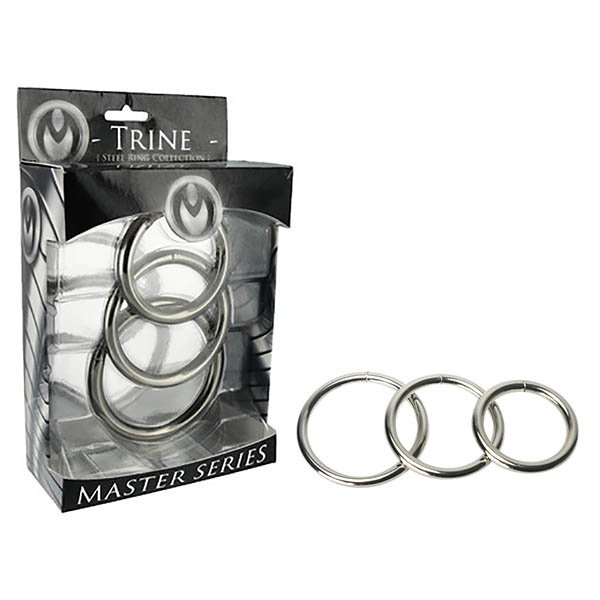 Master Series Trine Steel Ring Collection — image 1