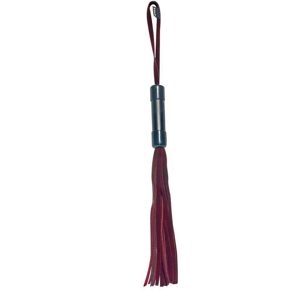 Sportsheets S&M Enchanted Flogger with red tails, sturdy handle and wrist loop