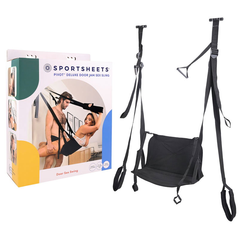 Sportsheets Pivot Deluxe Door Jam Sex Sling with adjustable straps and seat