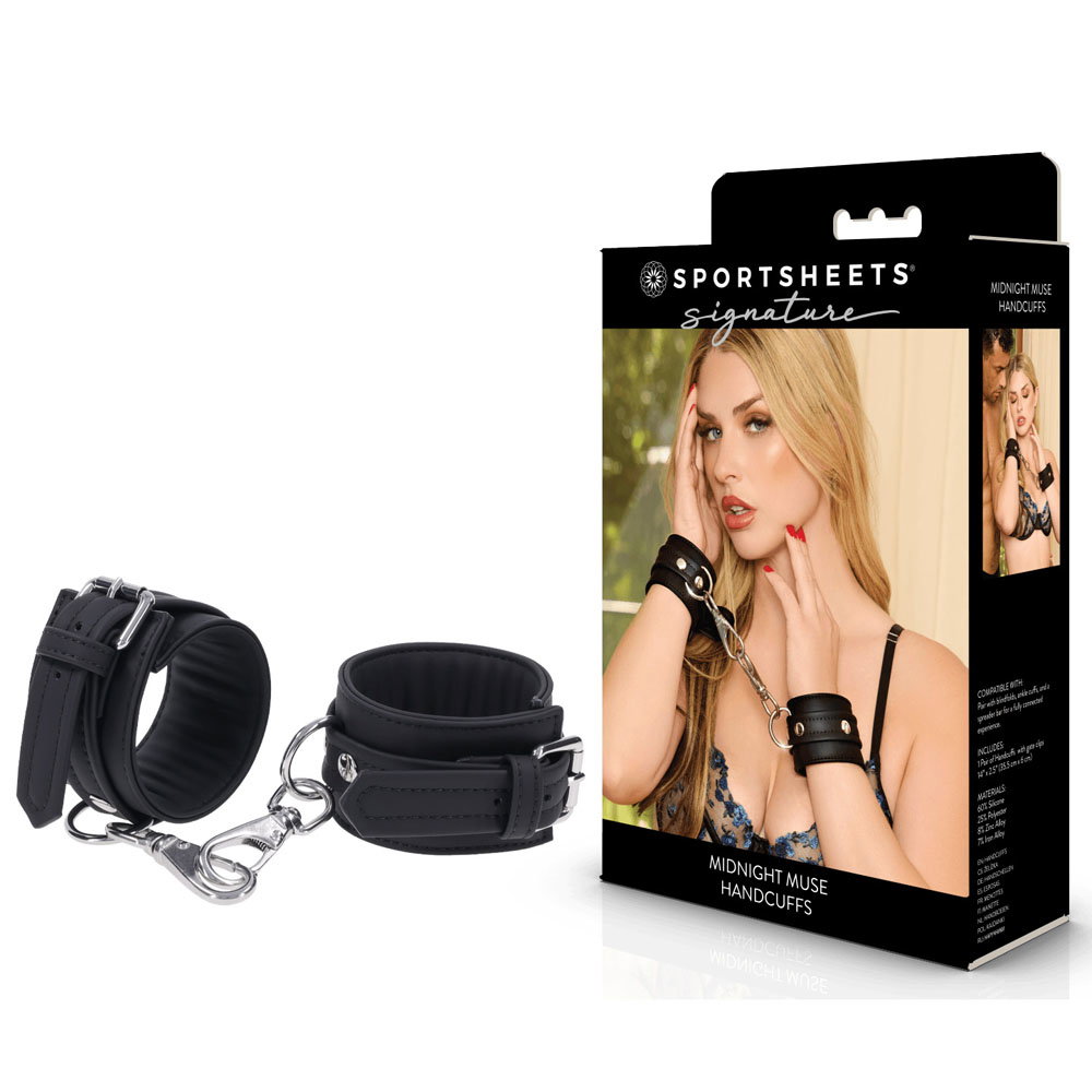 Sportsheets Signature Midnight Muse Handcuffs — image 1