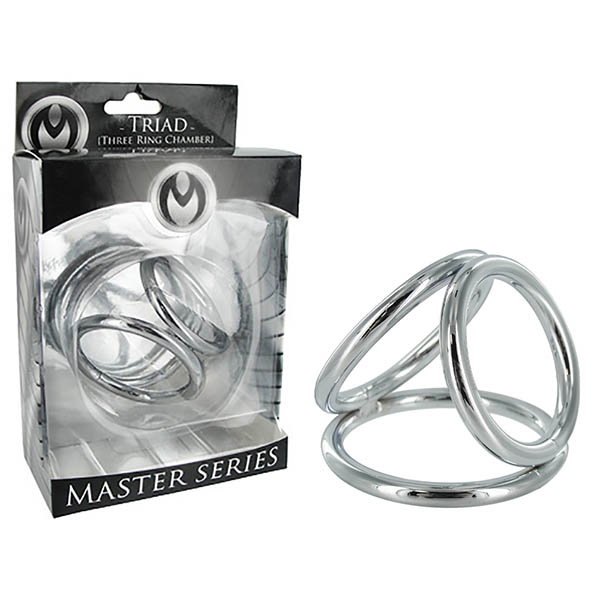Master Series The Triad Chrome Cock Cage — image 1