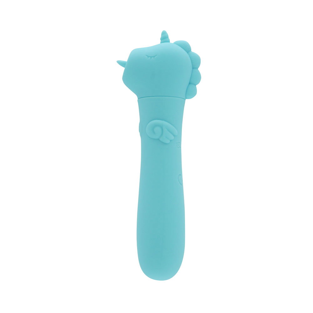 Mount'n Peak Unihorn USB bullet vibrator, a compact unicorn-shaped silicone vibrating bullet