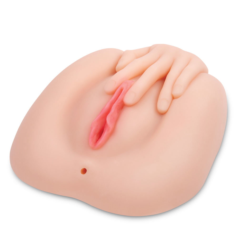Zolo Stroke Off Spread It Dual Orifice Masturbator with realistic hand detailing