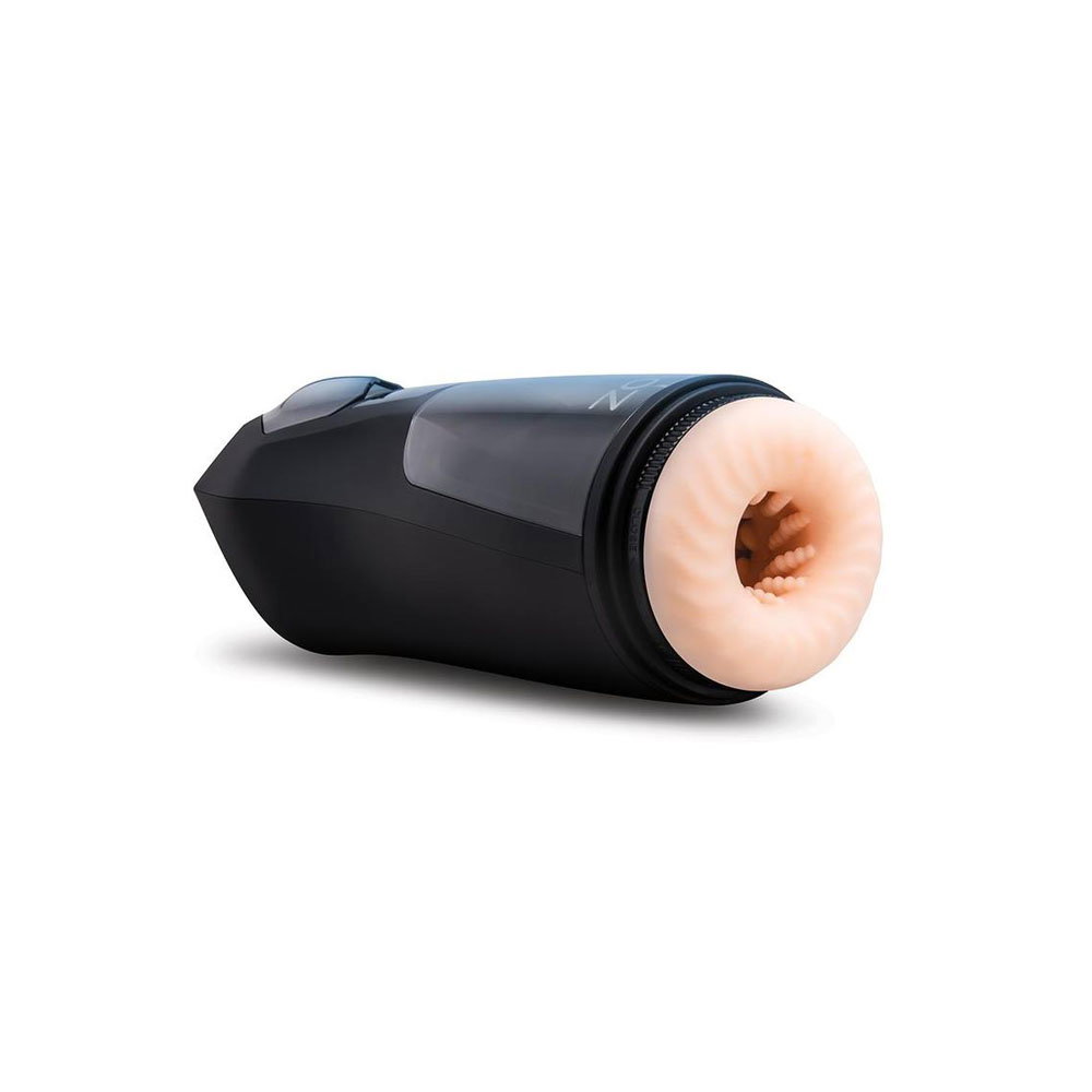 Zolo Lift Off vibrating thrusting stroker with tapered base and USB-C charging cable
